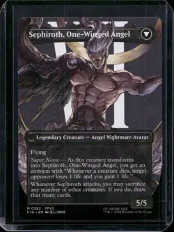 Magic the Gathering Final Fantasy - Sephiroth, Fabled SOLDIER Borderless #0382 - Image 2