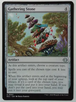 Gathering Stone *Uncommon* Magic MtG x1 Lorwyn Eclipsed - Image 1