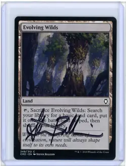 Evolving Wilds Commander Anthology 2018 Signed Artist Proof MTG - Image 1