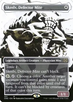Skrelv, Defector Mite-Phyrexia: All Will Be One-Borderless-Regular-301-NM - Image 1