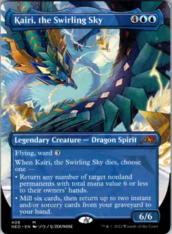 Kairi, the Swirling Sky (Borderless) M Kamigawa: Neon Dynasty 408 NMNormal - Image 1