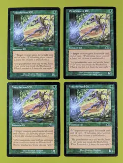 Weatherseed Elf x4 Urza's Legacy 4x Playset Magic the Gathering MTG - Image 1