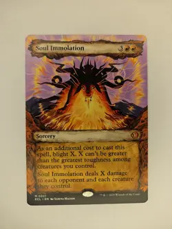 MTG Soul Immolation 0321 Regular (Showcase) Lorwyn Eclipsed ECL NM - Image 1