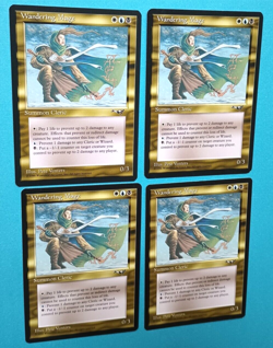 Magic the Gathering MTG Alliances WANDERING MAGE X 4 NM R 1996! - Image 2