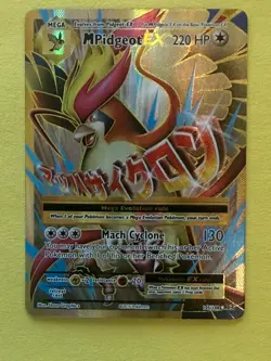 Pokemon TCG M Pidgeot EX 105/108 XY Evolutions Ultra Rare Full Art NM Mega - Image 1