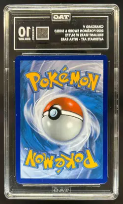 2022 Pokemon SWSH Brilliant Stars Charizard V #154/172 TAG 10 - Image 2