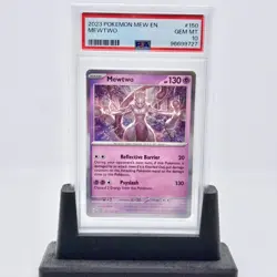 Pokemon TCG: Mewtwo 150/165 - Scarlet & Violet 151 - Holo, Rare, English, PSA 10 - Image 1