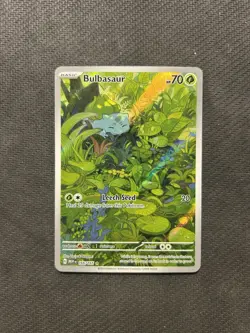 Pokemon TCG Bulbasaur 166/165 English 151! NM Condition! See Description! - Image 1