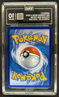 2021 Pokemon SWSH Evolving Skies Umbreon V #189/203 TAG 10 - Image 2