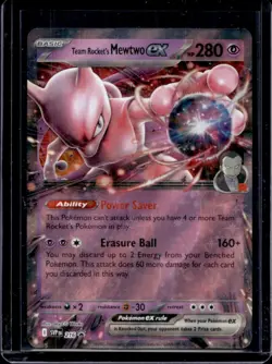 2023-25 Pokemon SV Black Star Promos SVP EN Team Rocket's Mewtwo ex #216 - Image 1
