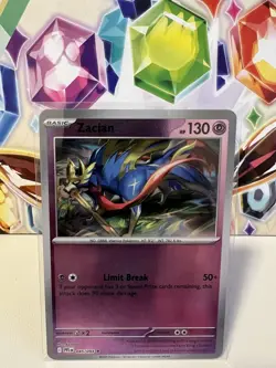 Zacian 045/094 Reverse Holo Rare - Pokemon TCG Phantasmal Flames - NM - Image 1