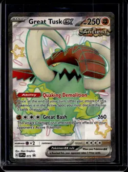 2023-25 Pokemon SV Black Star Promos SVP EN Great Tusk ex #072 - Image 1