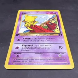 Pokemon 1st Edition Team Rocket Abra 49/82 NS1 - Image 3