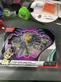 Pokemon TCG: Mimikyu EX Box - 4 Packs: Fusion, Silver Tempest X2, Brilliant Star - Image 1