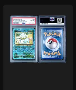 2002 POKEMON LEGENDARY COLLECTION#68 BULBASAUR-REVERSE FOIL PSA 8 - Image 1