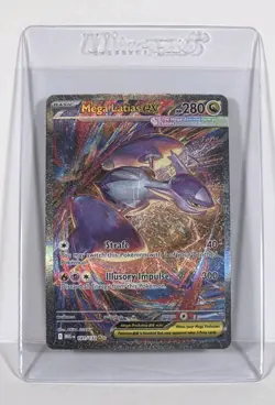 Pokemon TCG Illustration Rare Holo Mega Latias Ex From Mega Evolution BRAND NEW - Image 3