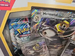 Pokemon Scarlet & Violet Melmetal ex Box [4 Booster Packs & 3 Promos] New - Image 3