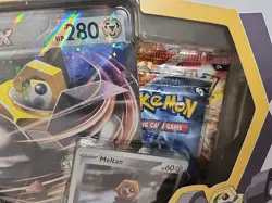 Pokemon Scarlet & Violet Melmetal ex Box [4 Booster Packs & 3 Promos] New - Image 4