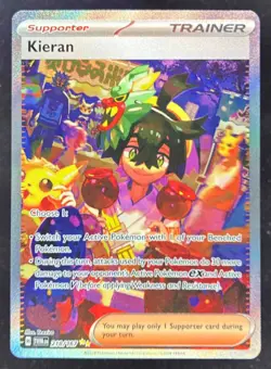 2024 Pokemon SV Twilight Masquerade - TWM EN #218/167 Kieran - Image 1