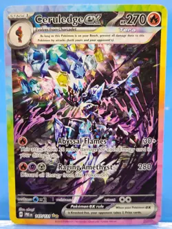 Ceruledge EX SAR 147/131 Prismatic Evolutions Pokemon TCG NM/Mint Condition - Image 1