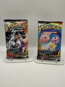 2 Pokemon Sun & Moon Cosmic Eclipse Booster Packs (2 Sealed Packs) 820650805899 - Image 1