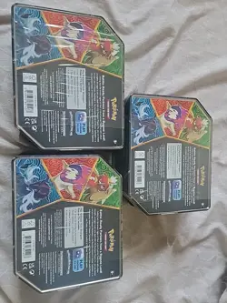 Pokemon TCG Divergent Powers Tins 3 Hisuian V Typhlosion, Samurott, Decidueye - Image 2