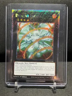Evolzar Laggia RA04-EN160 1st Edition Platinum Secret Rare Yu-Gi-Oh! NM - Image 1