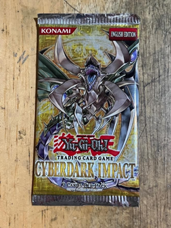 Yu-Gi-Oh! Cyberdark Impact Sealed (Unopened) Booster Pack - Image 1