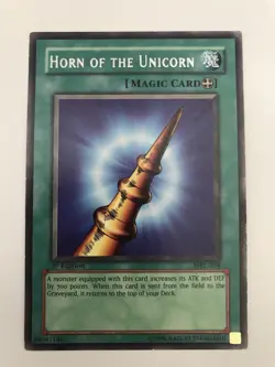 Yu-Gi-Oh! Horn of the Unicorn Magic Ruler MRL-054 1st Edition Rare NA English MP - Image 2