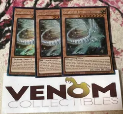 3x (M/NM) Galaxy-Eyes Afterglow Dragon RA01-EN017 Collector's Rare 1st Ed YuGiOh - Image 1