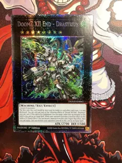 Yugioh DoomZ XII End - Drastrius DOOD-EN045 Starlight Rare 1st Edition NM - Image 1
