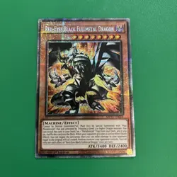 Yugioh! Red-Eyes Black Fullmetal Dragon MP25-EN014 Starlight Rare 1st Edition NM - Image 1