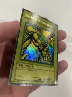Yu-Gi-Oh! Left Arm of the Forbidden One LOB-123 Ultra Rare Max Faded/Yellow - Image 2