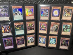 | Yugioh Binder Collection Lot With Foils, Rares, Commons Vintage Inc NM-HP | - Image 1