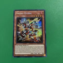 Yugioh Sword Ryzeal MP25-EN118 1st Edition Prismatic Secret Rare NM - Image 1