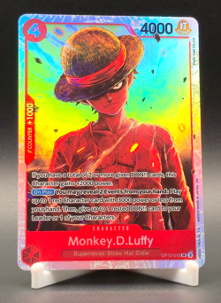 Monkey.D.Luffy Super Rare OP12-015 Legacy of the Master One Piece English - Image 1