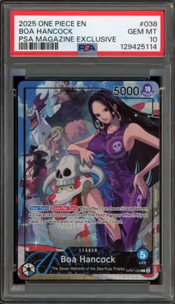 One Piece CCG Boa Hancock PSA Magazine Exclusive Promo OP07-038 PSA 10 Gem Mint - Image 1