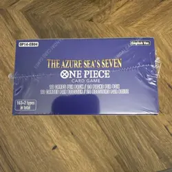 One Piece TCG OP14 Booster Box English Version The Azure Seas Seven Sealed UK - Image 2
