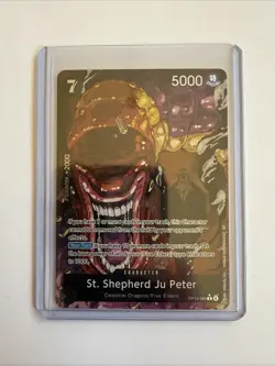 St. Shepherd Ju Peter (Alternate Art) OP13-084 Carrying On His Will Foil English - Image 1