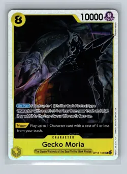 One Piece TCG - Gecko Moria - OP14-104 - The Azure Sea's Seven (OP14) - Image 1
