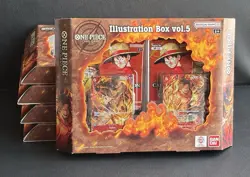 One Piece CCG The Azure Sea's Seven Illustration Box Vol. 5 & 6 (10 Boxes) - Image 2
