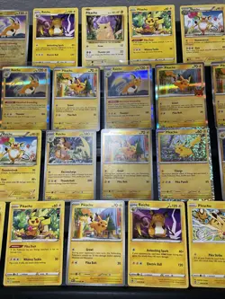 (30) Pikachu CARDS LOT VTG HOLO Raichu Stamped Red Cheeks Halloween Rainbow - Image 3