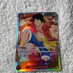 ONE PIECE Card Game Romance Dawn OP01-024 Monkey D Luffy Super Rare - Image 1