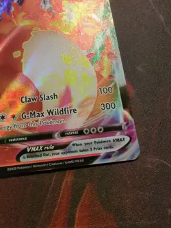 Pokemon TCG Charizard VMAX Darkness Ablaze Holo Ultra Rare Card 020/189 NM - Image 5