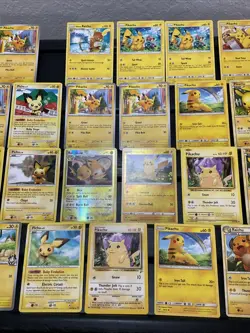 (30) Pikachu CARDS LOT VTG HOLO Raichu Stamped Red Cheeks Halloween Rainbow 2008 - Image 3