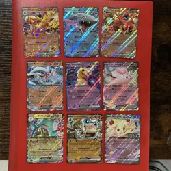 Pokemon Cards Lot of 9 Journey Together Ex Double Rare Holo NM+ & Stamped Promo! - Image 1