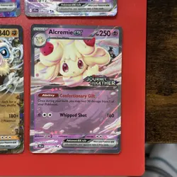 Pokemon Cards Lot of 9 Journey Together Ex Double Rare Holo NM+ & Stamped Promo! - Image 2