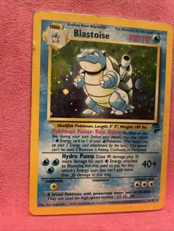 1999 Pokemon TCG Blastoise Holo Rare Card 2/130 Base Set 2 - Image 1