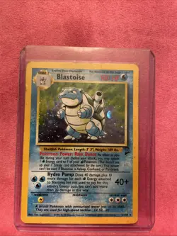 1999 Pokemon TCG Blastoise Holo Rare Card 2/130 Base Set 2 - Image 2