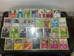 (30) Pokemon Cards Lot Vtg Holo STAMPED REVERSE Rayquaza Reshiram Metagross - Image 1